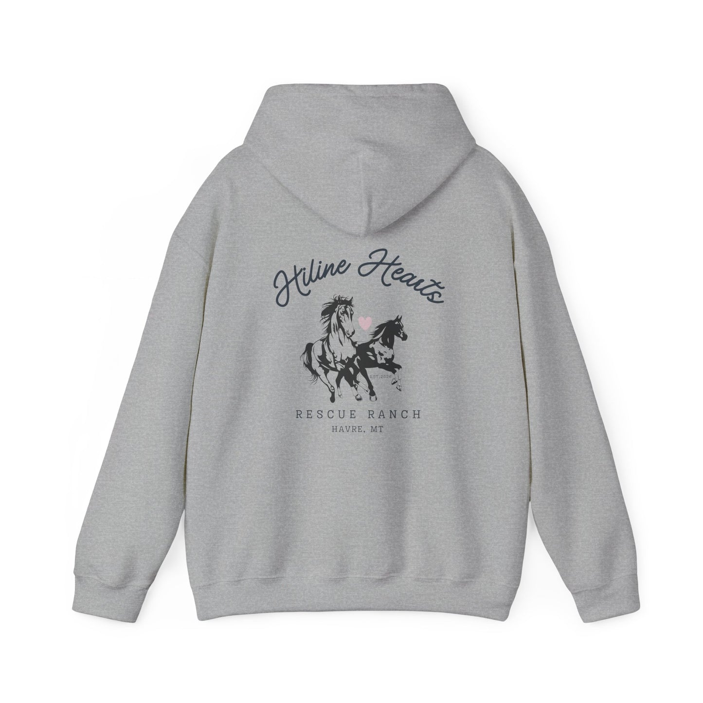 Wild Horses Hoodie (black font)