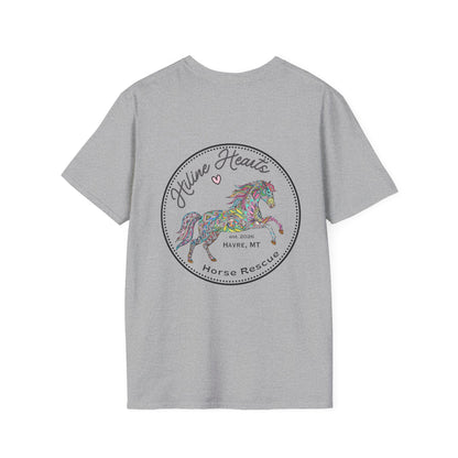 Colorful Horse  Cotton T-Shirt