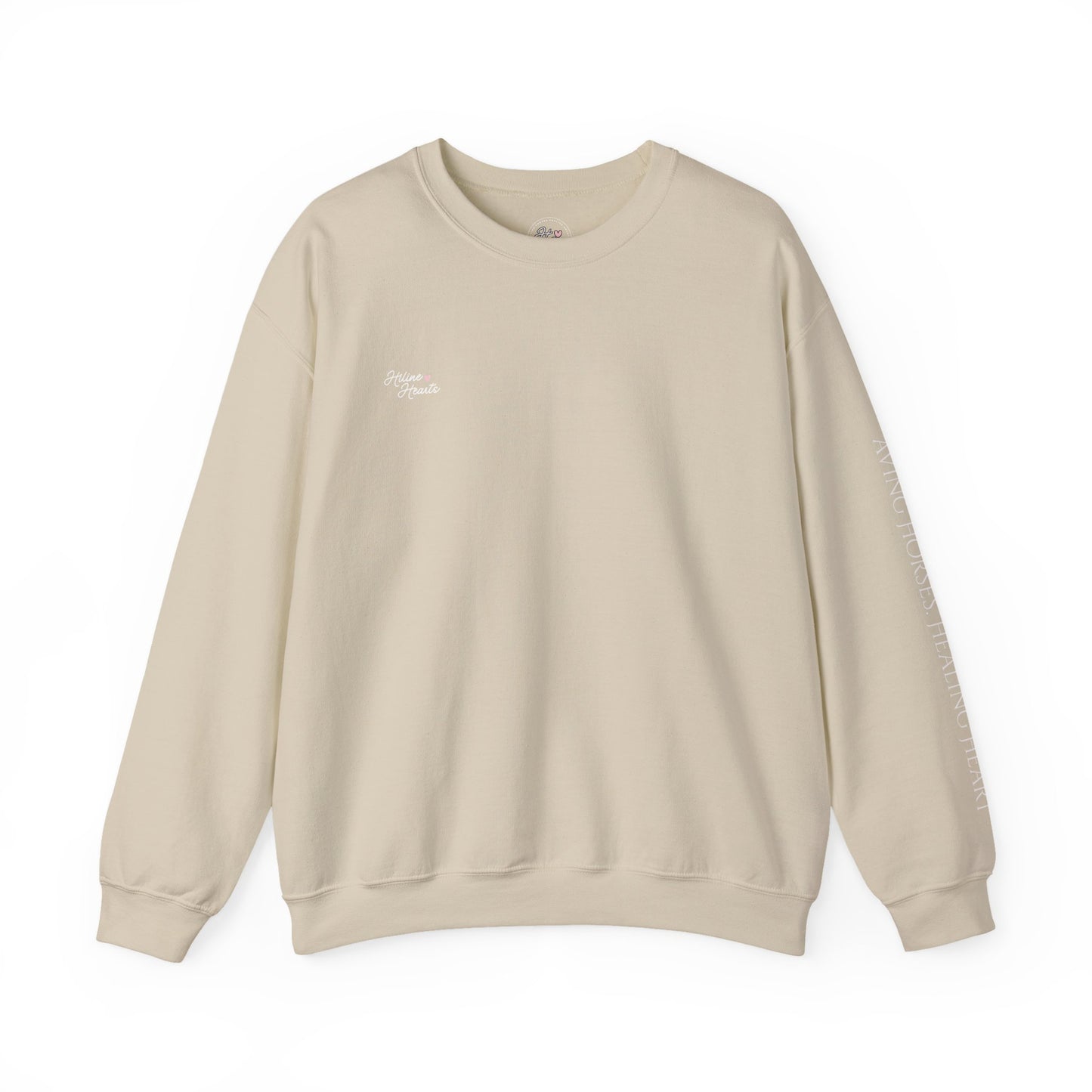 Colorful Horse Crewneck Sweatshirt (white)