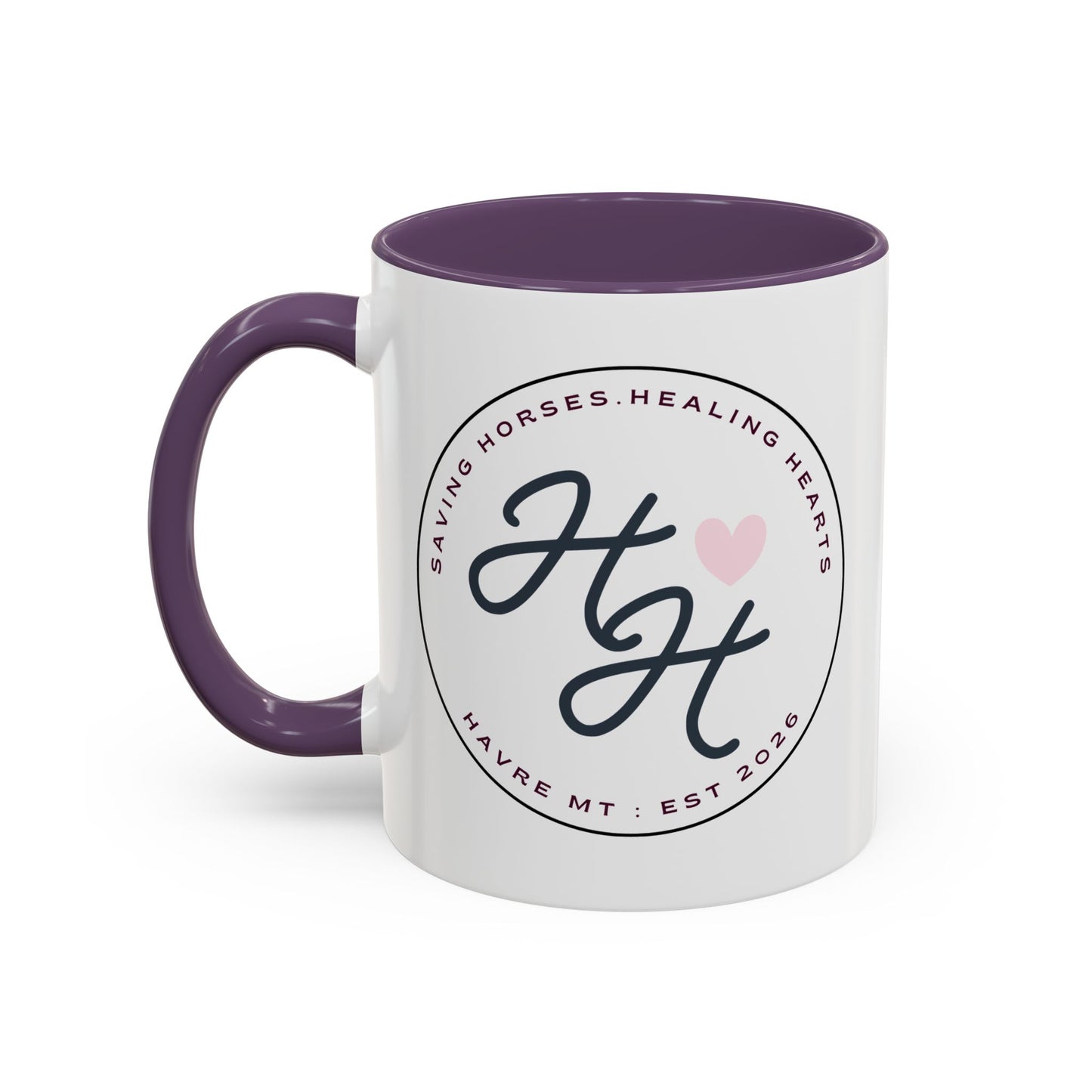 Healing Hearts Therapy Mug – "HHT" Logo Accent Coffee Cup (11/15oz)