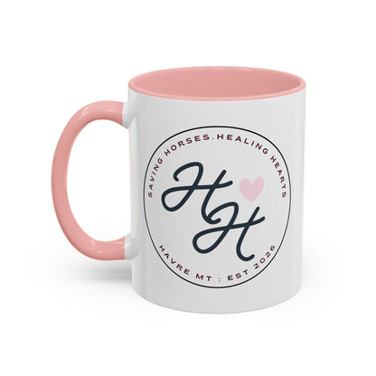Healing Hearts Therapy Mug – "HHT" Logo Accent Coffee Cup (11/15oz)