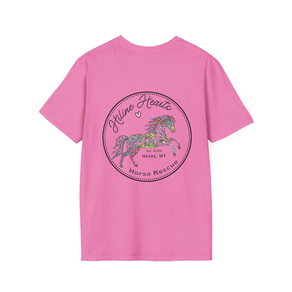 Colorful Horse  Cotton T-Shirt