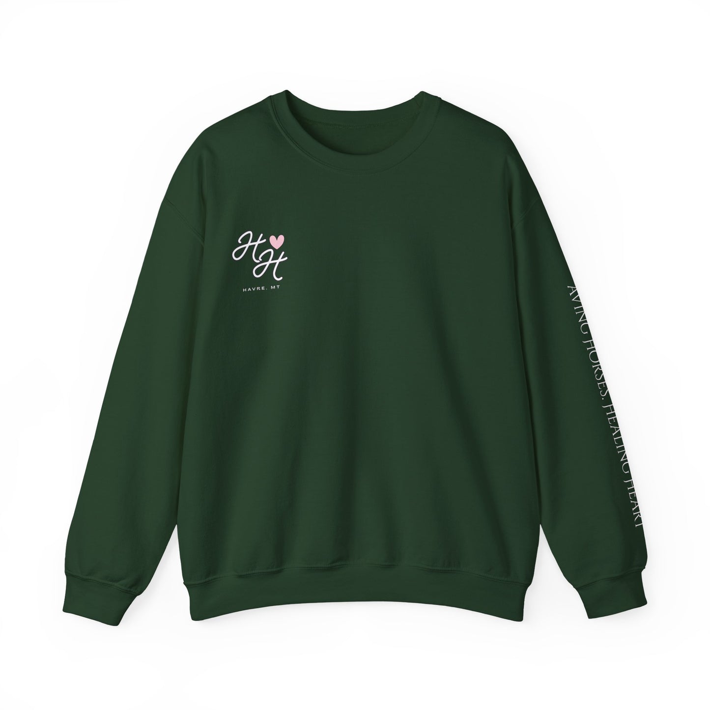 Wild Horses Crewneck Sweatshirt (white font)