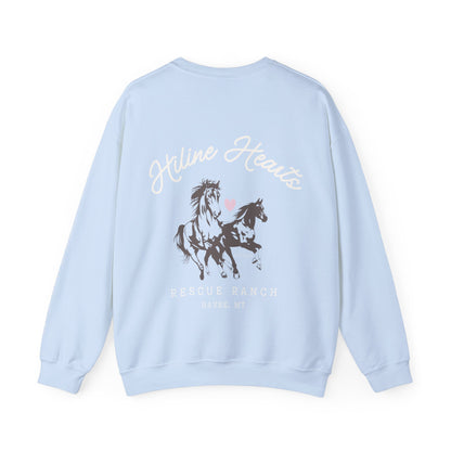 Wild Horses Crewneck Sweatshirt (white font)