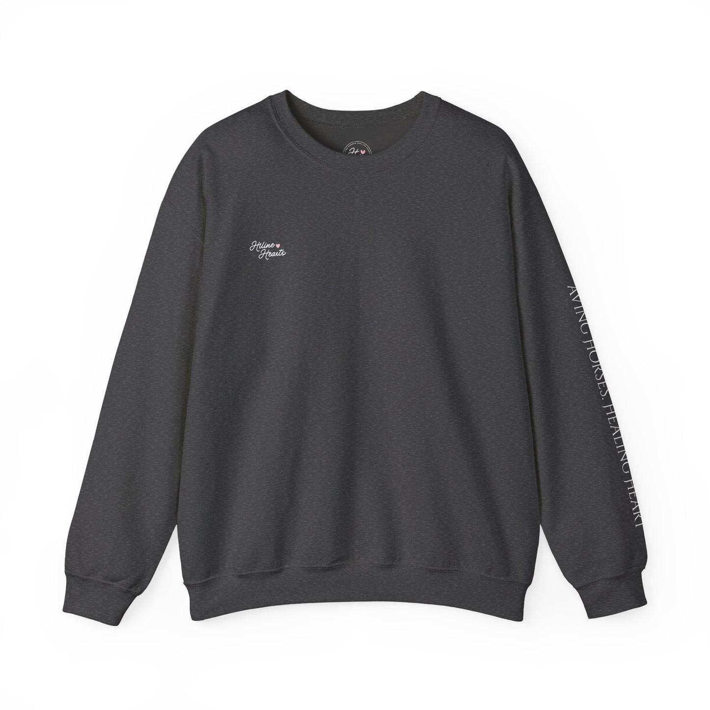 Colorful Horse Crewneck Sweatshirt (white)