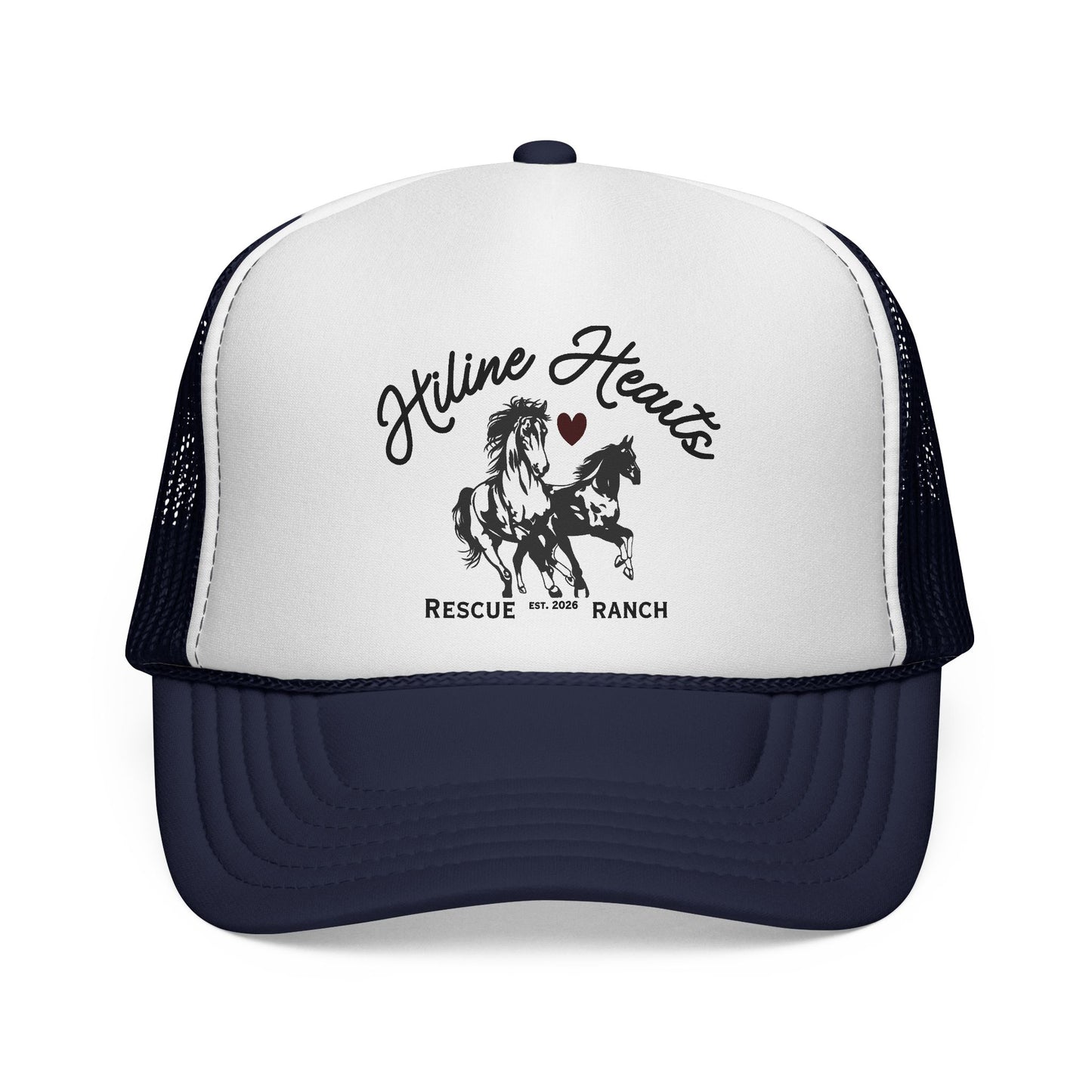 Rescue Ranch Trucker Cap — Wild Horses Logo