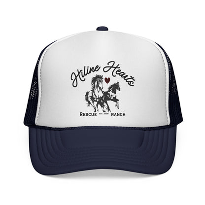 Rescue Ranch Trucker Cap — Wild Horses Logo