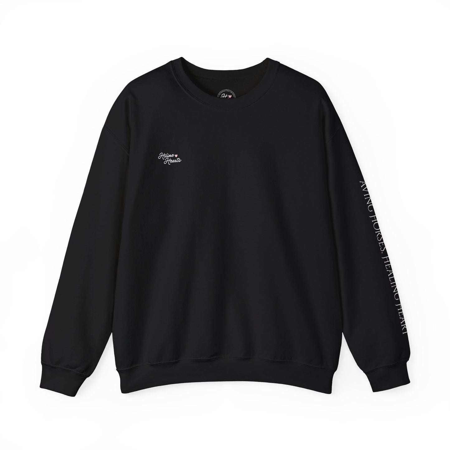 Colorful Horse Crewneck Sweatshirt (white)