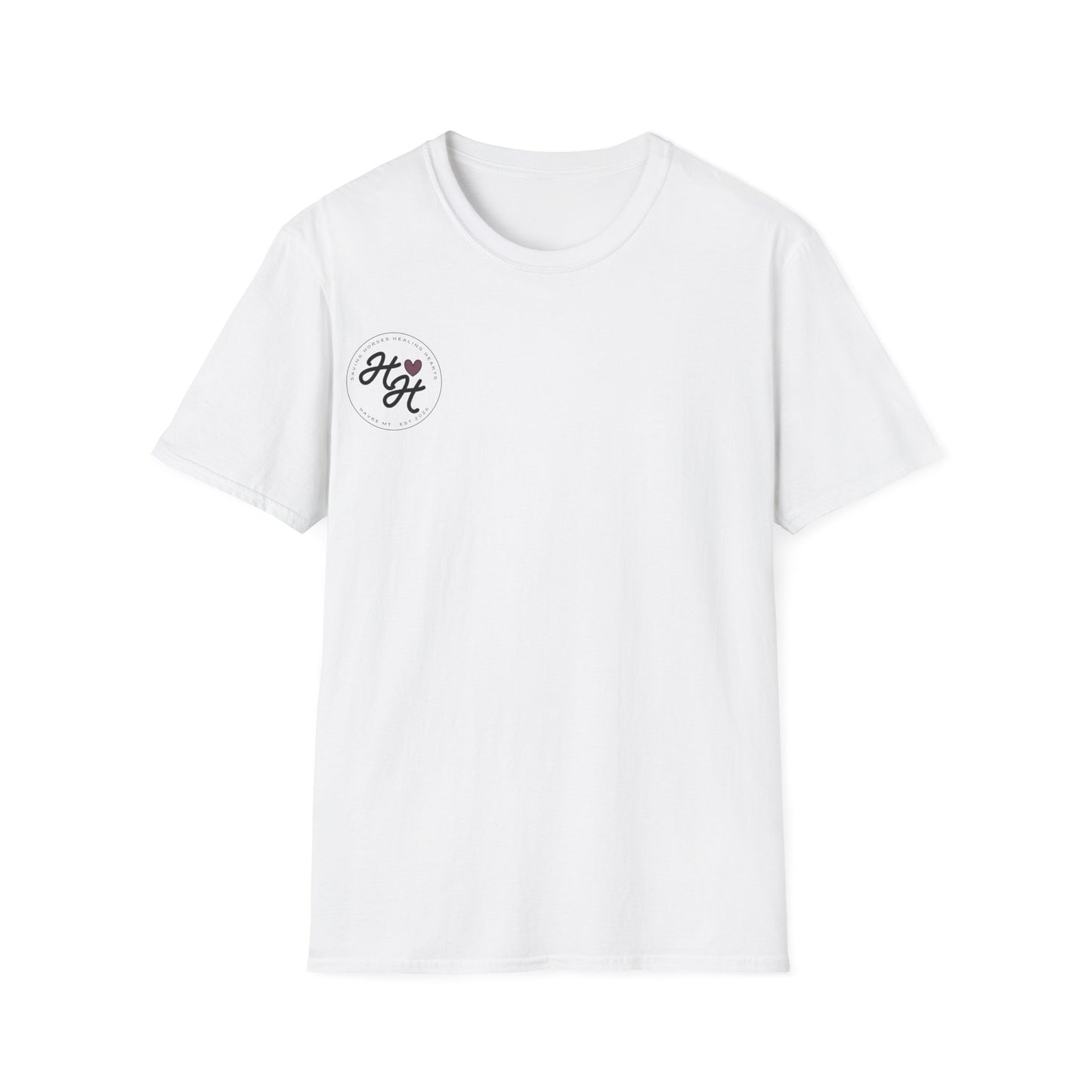 Hiline Hearts Boot Logo - Minimal Casual T-Shirt (light colors)