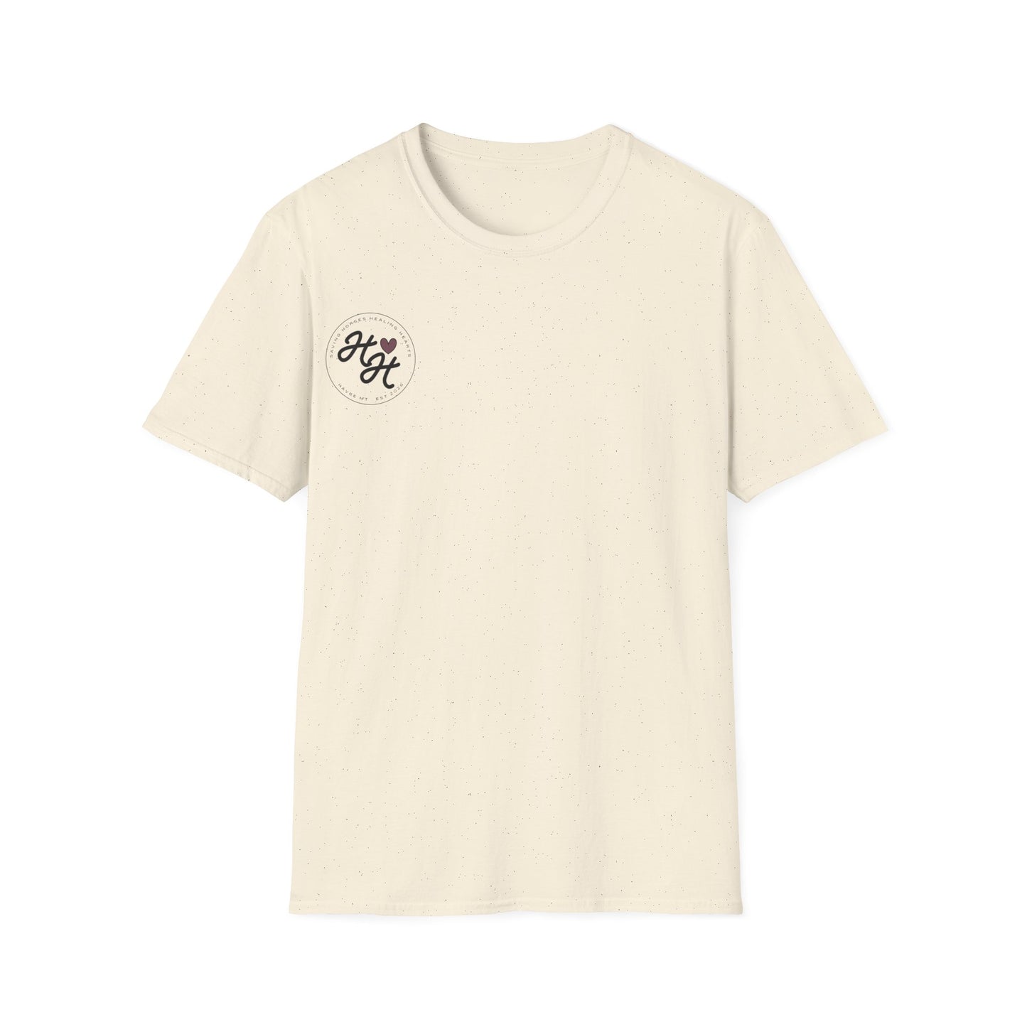 Hiline Hearts Boot Logo - Minimal Casual T-Shirt (light colors)