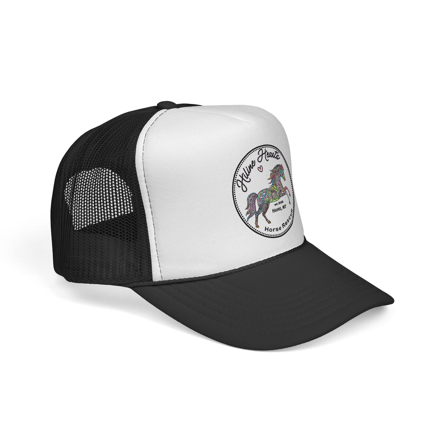 Rescue Ranch Trucker Cap — Vintage Horse Logo