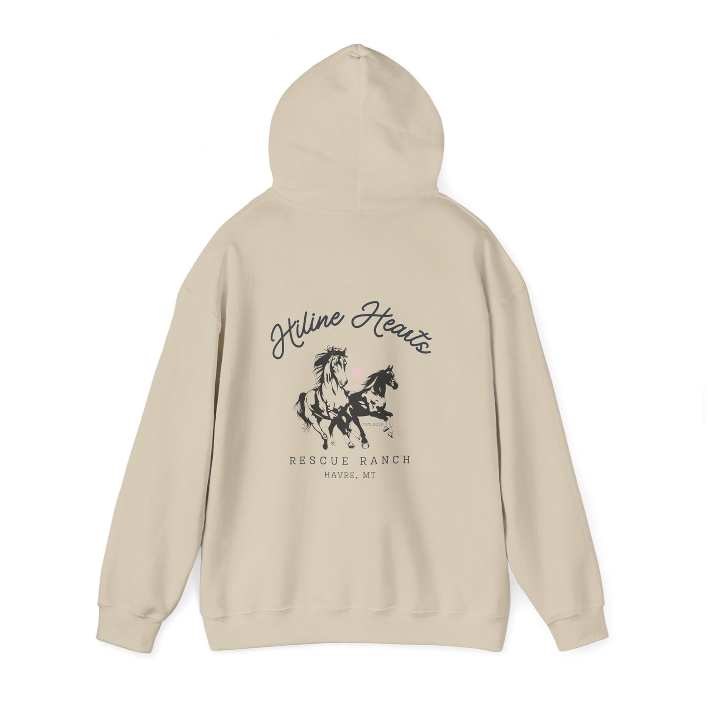 Wild Horses Hoodie (black font)