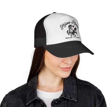 Rescue Ranch Trucker Cap — Wild Horses Logo