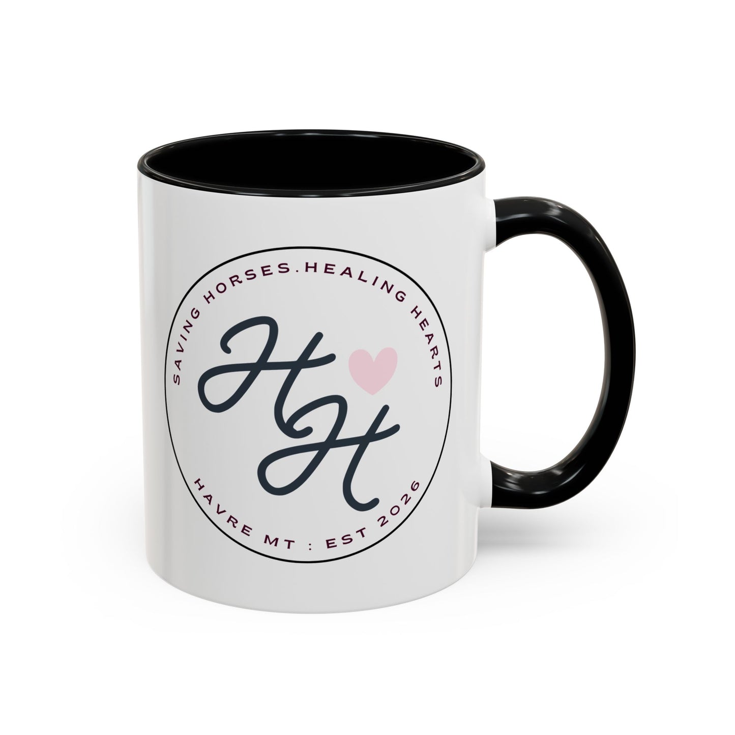 Healing Hearts Therapy Mug – "HHT" Logo Accent Coffee Cup (11/15oz)