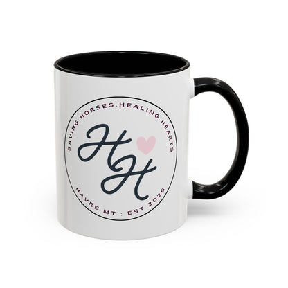 Healing Hearts Therapy Mug – "HHT" Logo Accent Coffee Cup (11/15oz)