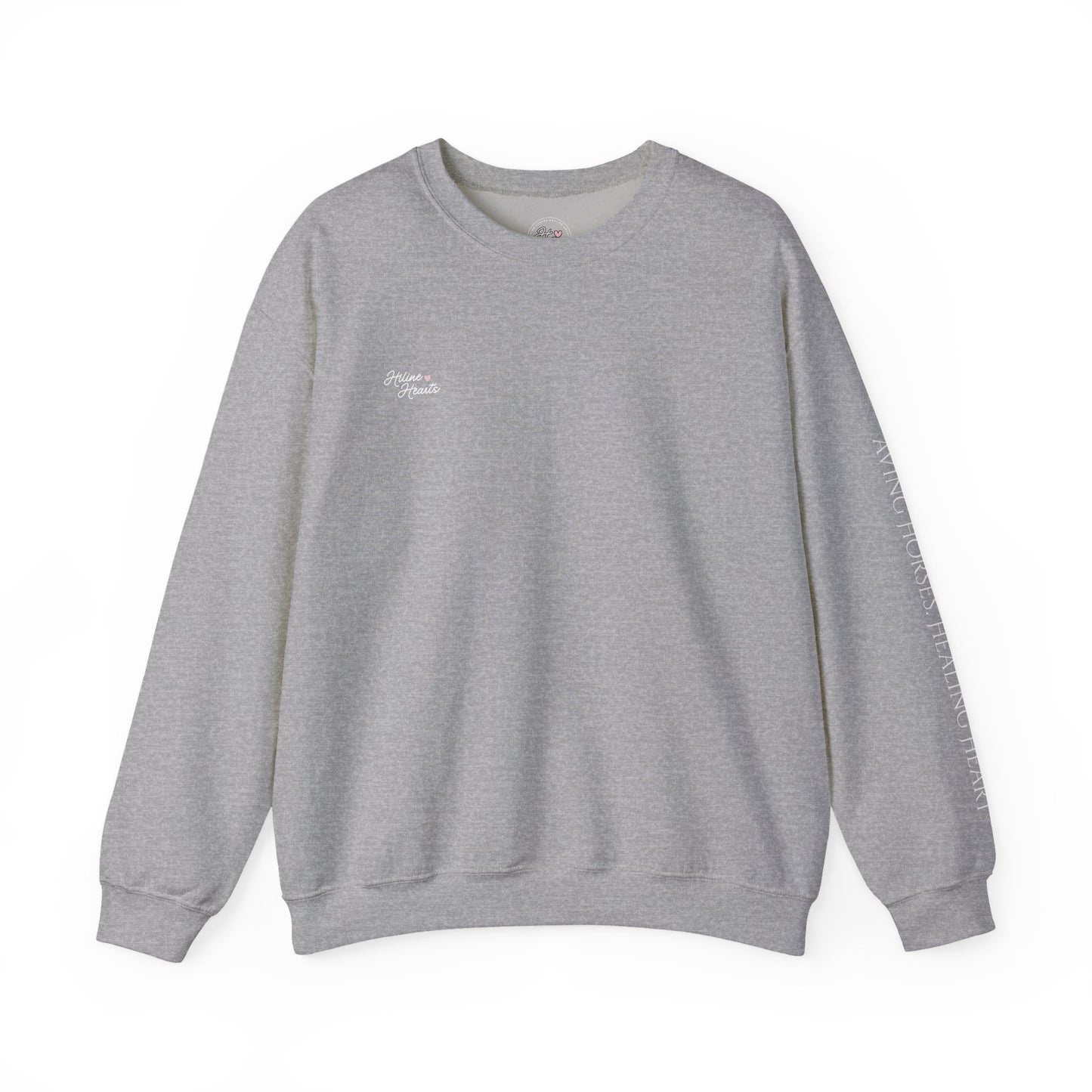 Colorful Horse Crewneck Sweatshirt (white)