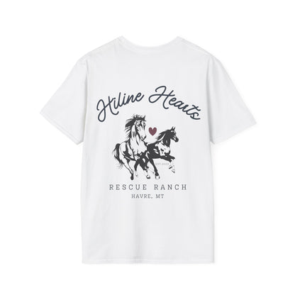 Wild Horses Cotton T-Shirt (darker heart)