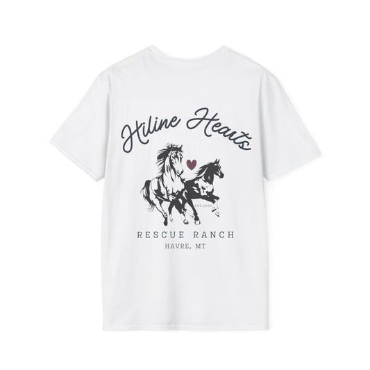 Wild Horses Cotton T-Shirt (darker heart)