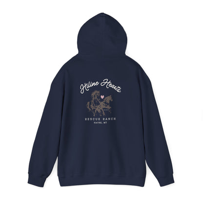Wild Horses Hoodie (white font)