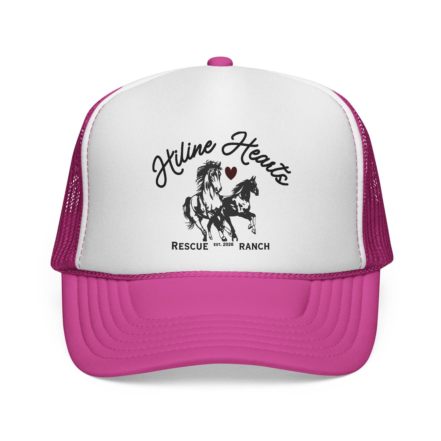 Rescue Ranch Trucker Cap — Wild Horses Logo