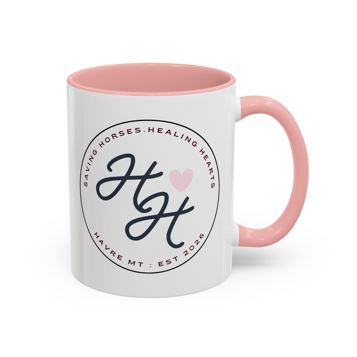 Healing Hearts Therapy Mug – "HHT" Logo Accent Coffee Cup (11/15oz)