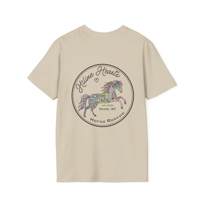 Colorful Horse  Cotton T-Shirt