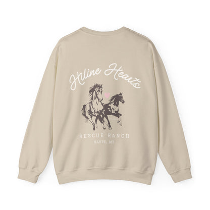 Wild Horses Crewneck Sweatshirt (white font)