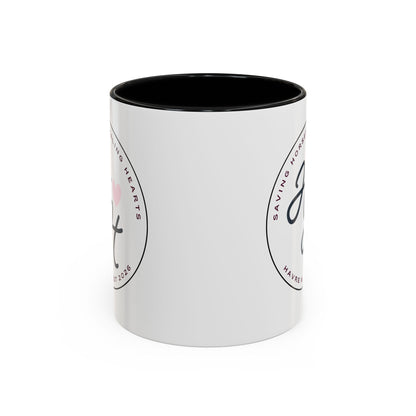 Healing Hearts Therapy Mug – "HHT" Logo Accent Coffee Cup (11/15oz)