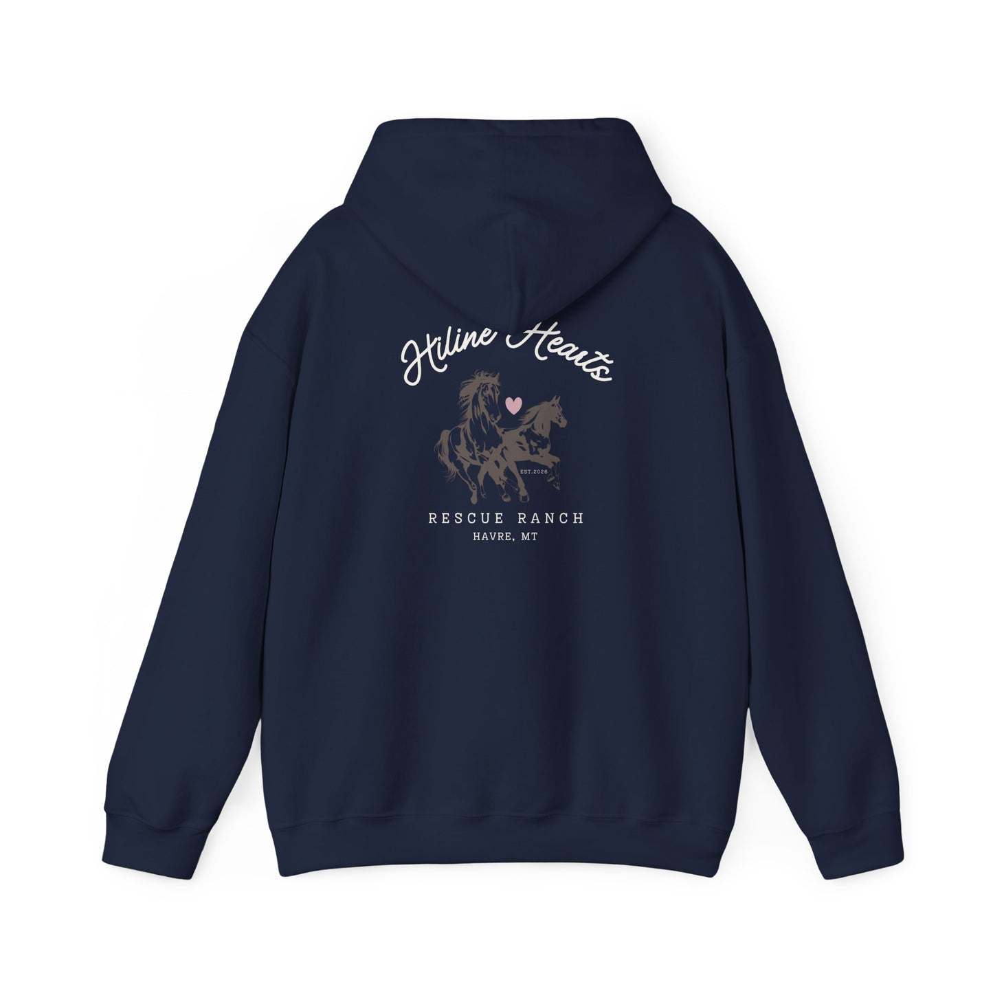 Wild Horses Hoodie (white font)