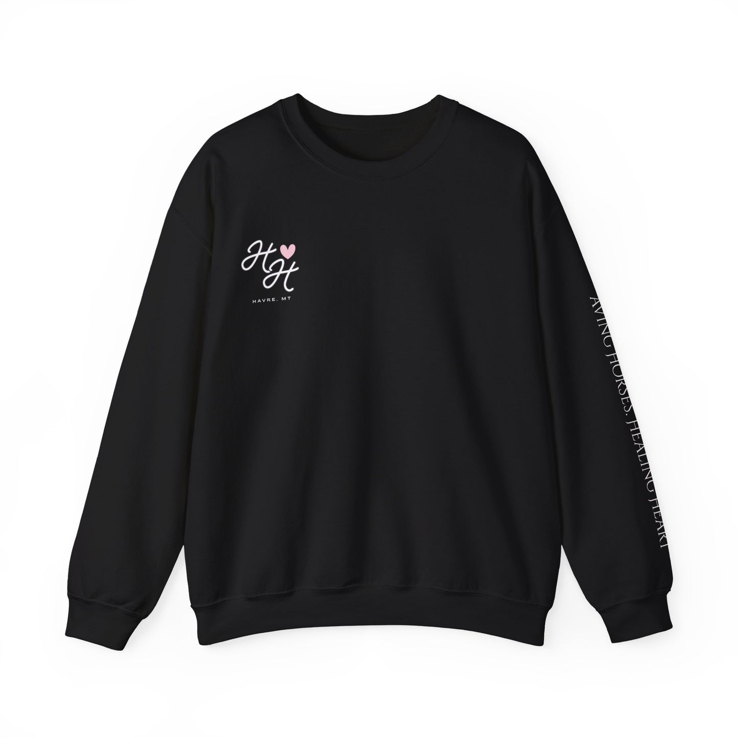 Wild Horses Crewneck Sweatshirt (white font)