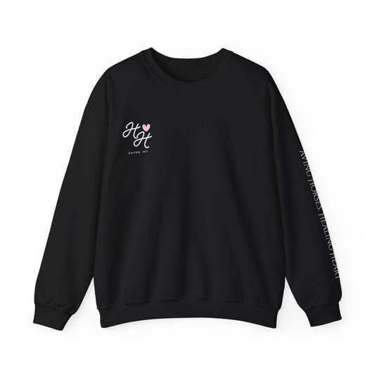 Wild Horses Crewneck Sweatshirt (white font)