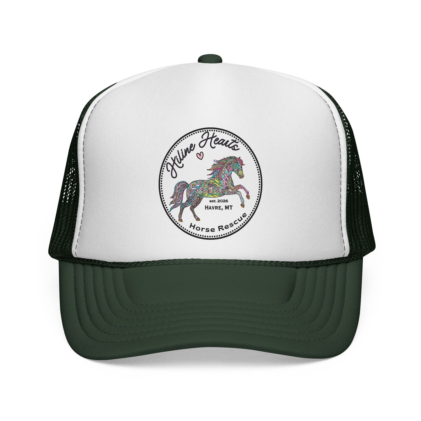 Rescue Ranch Trucker Cap — Vintage Horse Logo