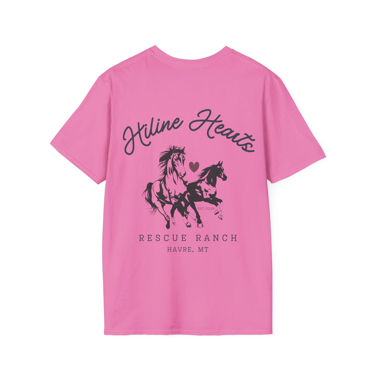 Wild Horses Cotton T-Shirt (darker heart)