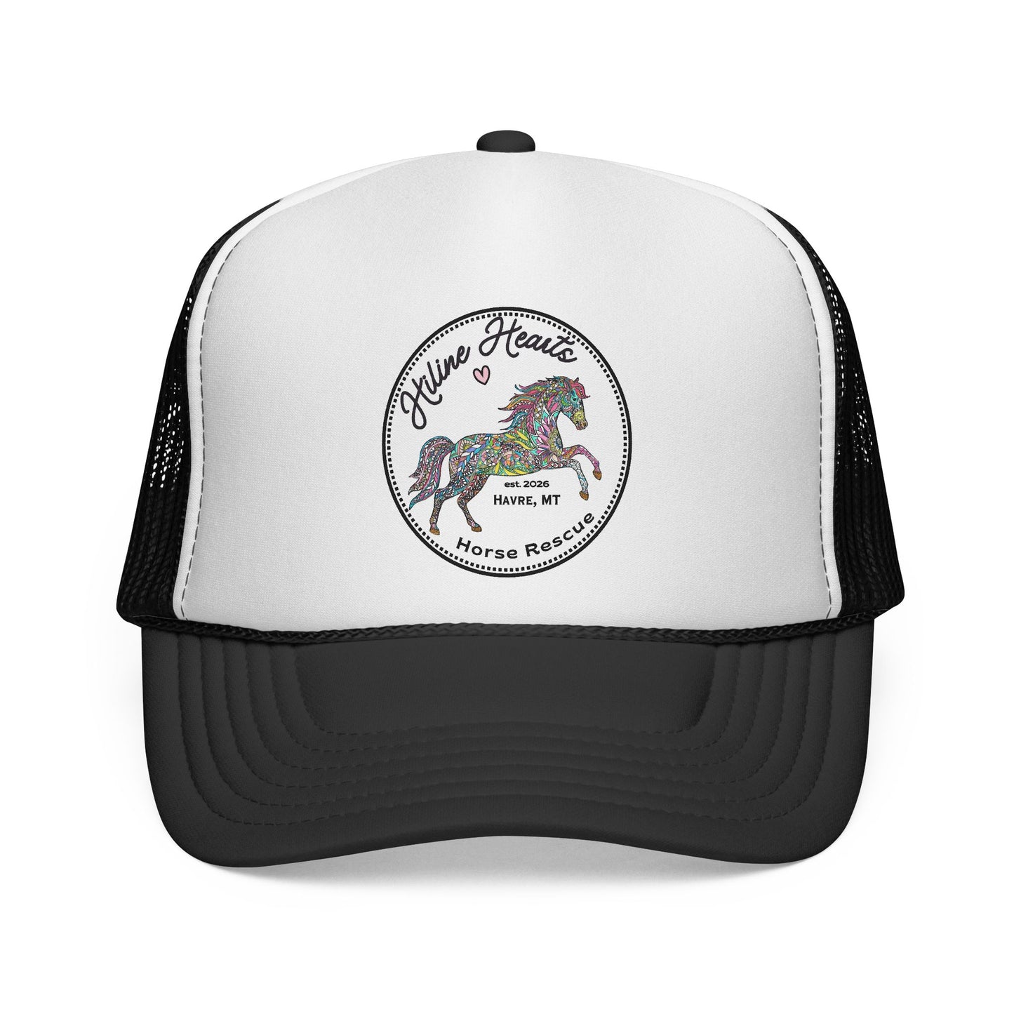 Rescue Ranch Trucker Cap — Vintage Horse Logo