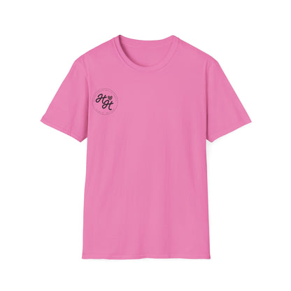 Hiline Hearts Boot Logo - Minimal Casual T-Shirt (light colors)