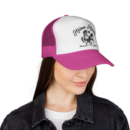 Rescue Ranch Trucker Cap — Wild Horses Logo