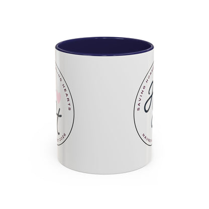 Healing Hearts Therapy Mug – "HHT" Logo Accent Coffee Cup (11/15oz)