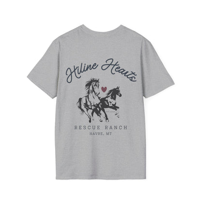 Wild Horses Cotton T-Shirt (darker heart)