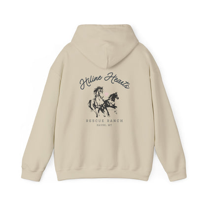 Wild Horses Hoodie (black font)