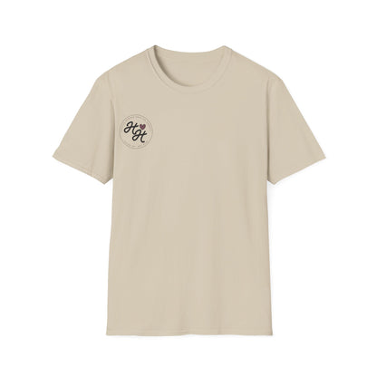 Hiline Hearts Boot Logo - Minimal Casual T-Shirt (light colors)
