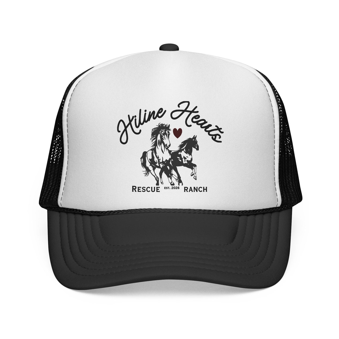 Rescue Ranch Trucker Cap — Wild Horses Logo