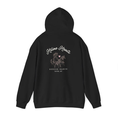 Wild Horses Hoodie (white font)