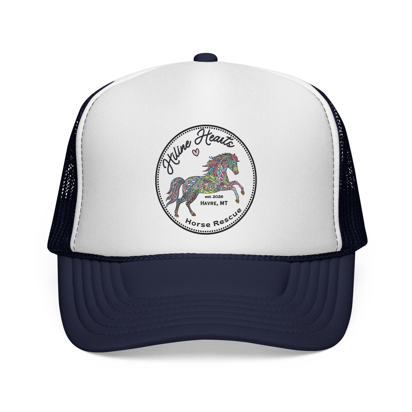 Rescue Ranch Trucker Cap — Vintage Horse Logo