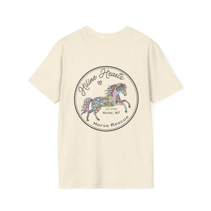 Colorful Horse  Cotton T-Shirt