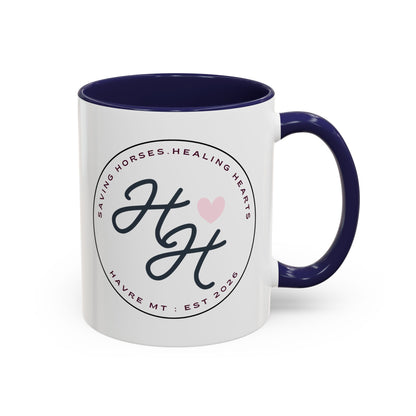 Healing Hearts Therapy Mug – "HHT" Logo Accent Coffee Cup (11/15oz)