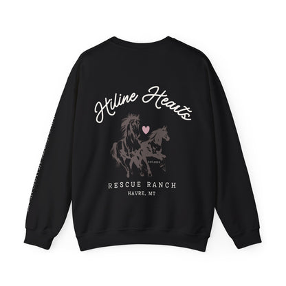 Wild Horses Crewneck Sweatshirt (white font)