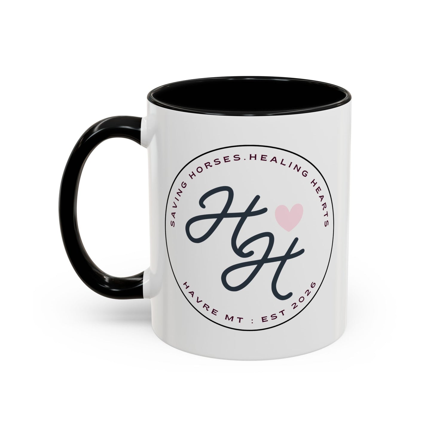 Healing Hearts Therapy Mug – "HHT" Logo Accent Coffee Cup (11/15oz)