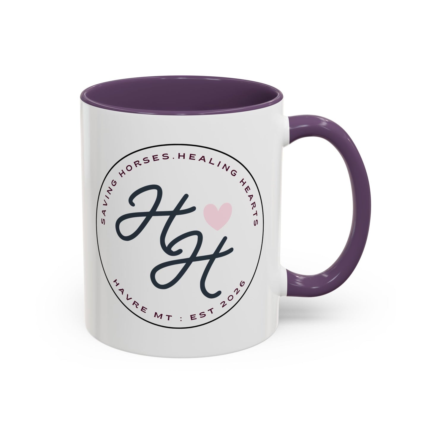 Healing Hearts Therapy Mug – "HHT" Logo Accent Coffee Cup (11/15oz)