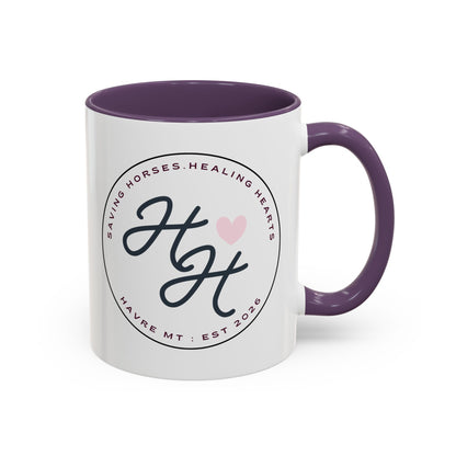 Healing Hearts Therapy Mug – "HHT" Logo Accent Coffee Cup (11/15oz)