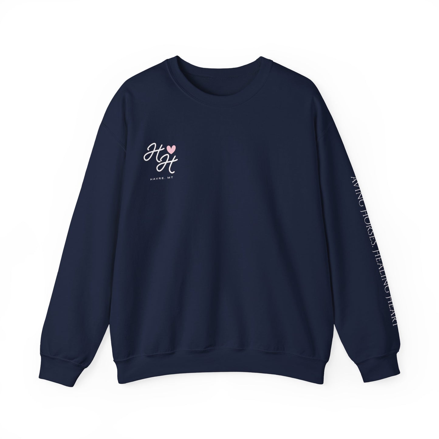 Wild Horses Crewneck Sweatshirt (white font)